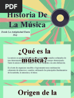 Historia de La Música: Desde La Antigüedad Hasta Hoy