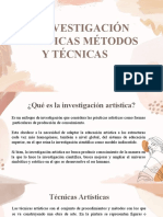 La Investigación Artísticas Métodos Y Técnicas