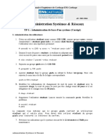 UE: Administration Systèmes & Réseaux: TP-1: Administration de Base D'un Système (Corrigé)