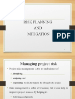 Risk Planning AND Mitigation