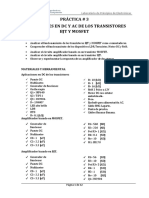 PE - Práctica#3 Aplicaciones DC y AC de Transistores