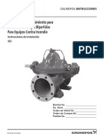 Operación y Mantenimiento para Bombas Centrífugas Bipartidas para Equipos Contra Incendio