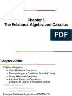 The Relational Algebra and Calculus