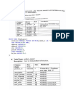 RDBMS Lab3