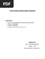 Outpatient Department Process: Submitted by