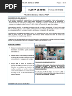 Alerta de Qhse: "Accidente Descarga Eléctrica PIAS"