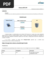 Simova NFS API: Autenticação