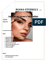 Mariana-Studio21: Taller de Cejas y Pestañas