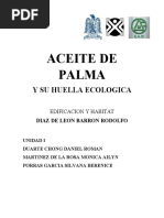 Aceite de Palma y Su Huella Ecologica