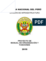 Policía Nacional Del Perú: División de Infraestructura