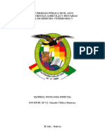 Universidad Pública de El Alto Area: Ciencias Agrícolas Y Pecuarias Carrera de Medicina Veterinaria Y Zootecnia