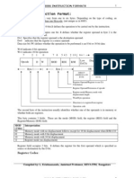 Instruction Formats in 8086