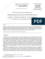 Vibration Energy Harvesting With PZT Micro Device: Procedia Chemistry