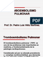 Tromboembolismo Pulmonar P Veliz Martinez