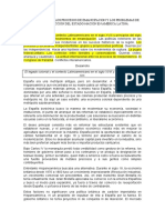 El Legado Colonial y El Contexto Latinoamericano en El Siglo XVIII y Principios Del Siglo Xix