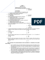 Summative Test - Combinations