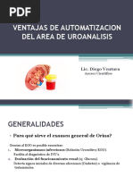 Ventajas de Automatizacion Del Area de Uroanalisis: Lic. Diego Ventura