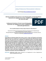 Proceeding of Mulawarman Pharmaceuticals Conferences