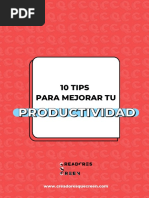 10 TIPS PARA MEJORAR TU PRODUCTIVIDAD. Def