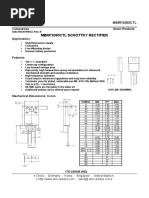 Mbrf2080Ctl Schottky Rectifier: Applications