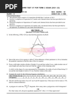 Math Sample Paper 10