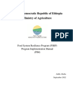 Federal Democratic Republic of Ethiopia Ministry of Agriculture