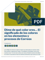 Dime de Qué Color Eres El Significado de Los Colores en Los Elementos y Procesos de Correos - Mi Plaza en Correos