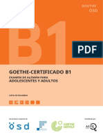 Goethe-Certificado B1: Adolescentes Y Adultos