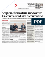 Serpieri, Storia Di Un Innovatore - Il Corriere Adriatico Del 4 Aprile 2023