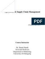 Operations & Supply Chain Management: (Course Code: 625)