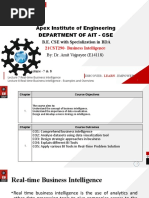 Apex Institute of Engineering Department of Ait - Cse: B.E. CSE With Specialization in BDA