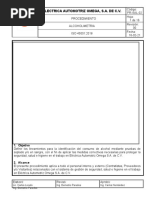 PR-SAL-02, Procedimiento Alcoholimetria Rev.00 16-02-21