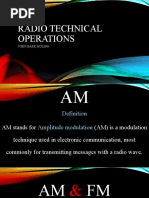 RaDIO TECHNICAL OPERATIONS