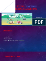 Socio Cultural Factors Affecting Rural Marketing