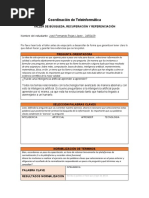 Coordinación de Teleinformática: Taller de Búsqueda, Recuperación Y Referenciación