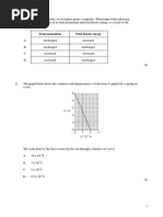 Topic 1 & 2 Exam Questions Paper1