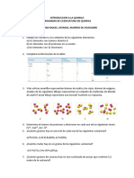 Introduccion A La Quimica Programa de Licenciatura en Quimica Actividad Moles, Atomos, Numero de Avogadro