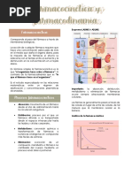 Famacocinética y Farmacodinamia