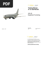 Training Manual B 737-300/400/500: ATA 25 Equipment Furnishing