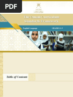 The Omani Curriculum Standards Framework: Grades 1-9 English Language