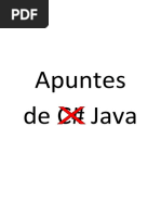 Apuntes de C# Java