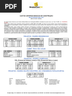 Custos Unitários Basicos de Construção SindusConMS