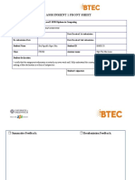 Assignment 1 Frontsheet.