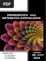 Propedeutico - Matematica Especializada 2023