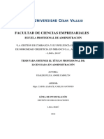 Facultad de Ciencias Empresariales: Escuela Profesional de Administración