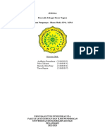 Jurnal Pancasila Sebagai Dasar Negara Dosen Pengampu: Ilham Hudi, S.PD., M.PD