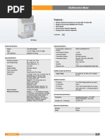 Mrj4M-Quad Multifunction Meter: Features