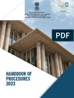 Handbook of Procedures 2023