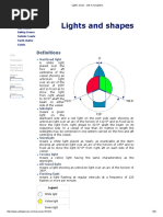 Lights and Shapes: Definitions