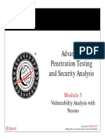 Advanced P Tti Tti Penetration Testing and Security Analysis